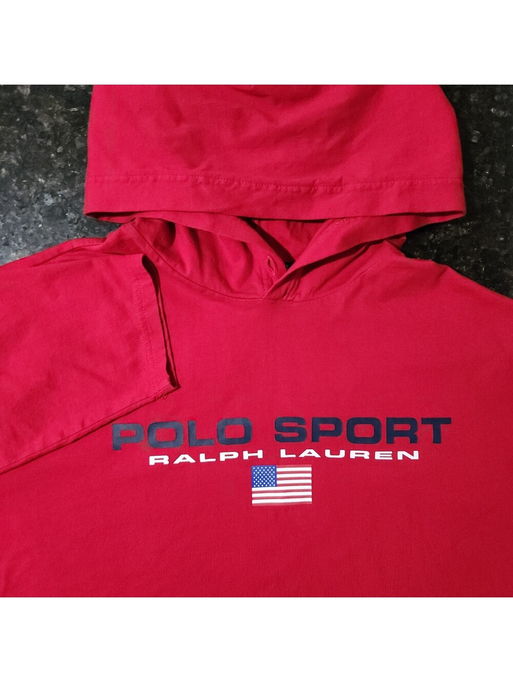 Polo Sport Ralph Lauren 12M Yacht Challenge Hoodie Long Sleeve Shirt Mens XL